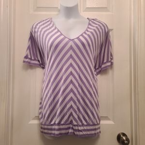 Michael Kors PLUS Striped Dolman Sleeve Top
